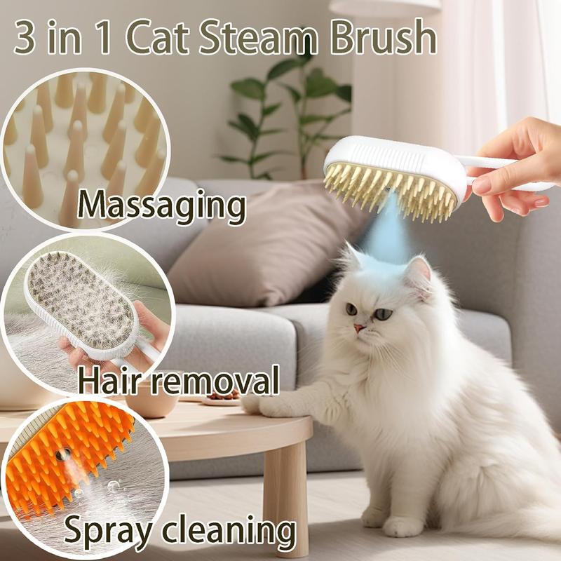 Pet Steam Brush,Cat Dog Hair Remover