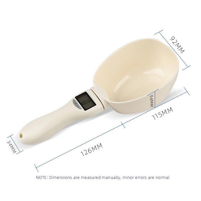 2025 New Digital Measuring Spoon, Digital Food Measuring Scoop Scale - Electronic Kitchen Measuring Spoon Scale for Cooking Baking - Smart Adjustable Measure Cup for Home Cooks Bakers Chefs Pet Owners