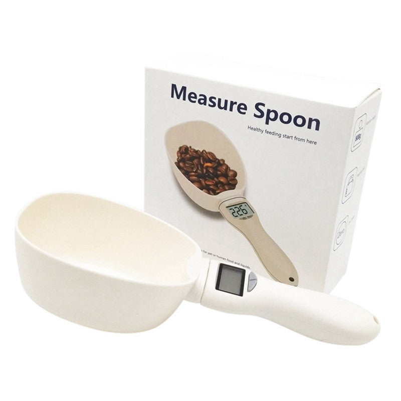 2025 New Digital Measuring Spoon, Digital Food Measuring Scoop Scale - Electronic Kitchen Measuring Spoon Scale for Cooking Baking - Smart Adjustable Measure Cup for Home Cooks Bakers Chefs Pet Owners