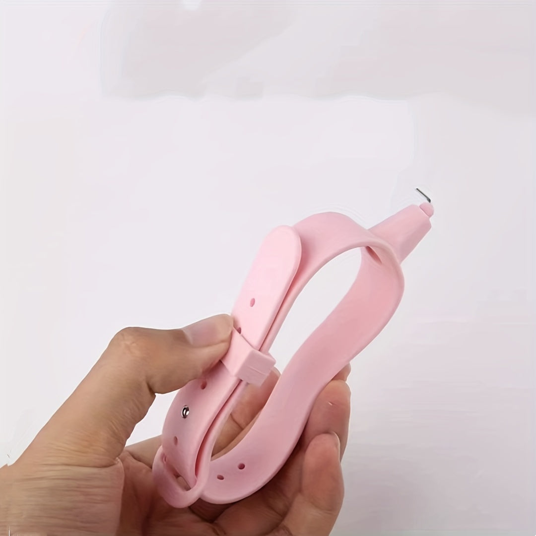 2pcs Cat Collar Toy Attached, Silicone Teasing Wand Adjustable Feather Collar Toys With Bell Interactive Teaser for Indoor Playing Training (Pink, Blue)