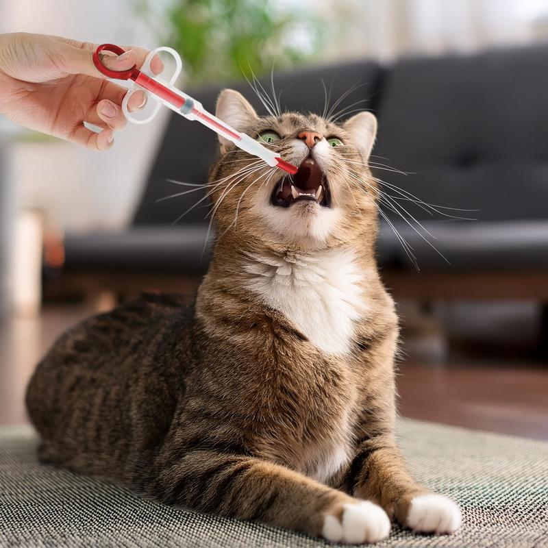 3 Pieces Pet Pill Plunger Popper (Green+Red+Blue)