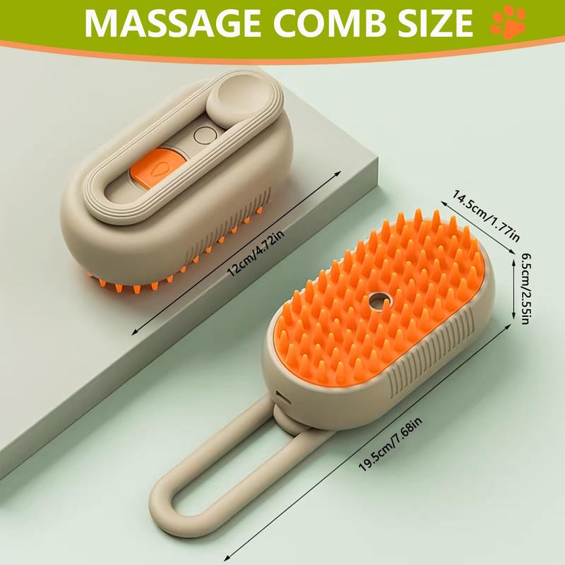 Pet Steam Brush,Cat Dog Hair Remover