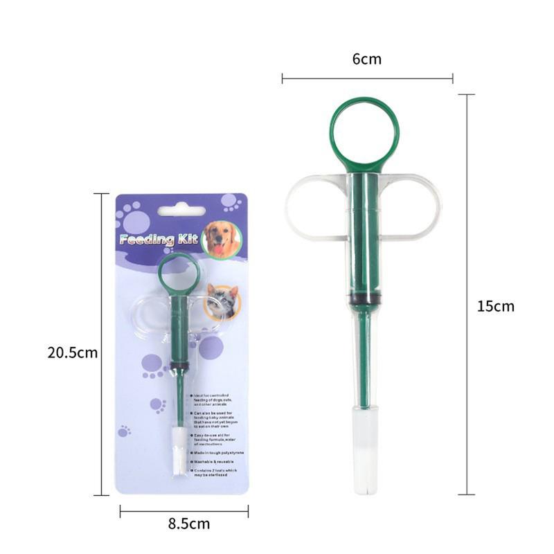 3 Pieces Pet Pill Plunger Popper (Green+Red+Blue)