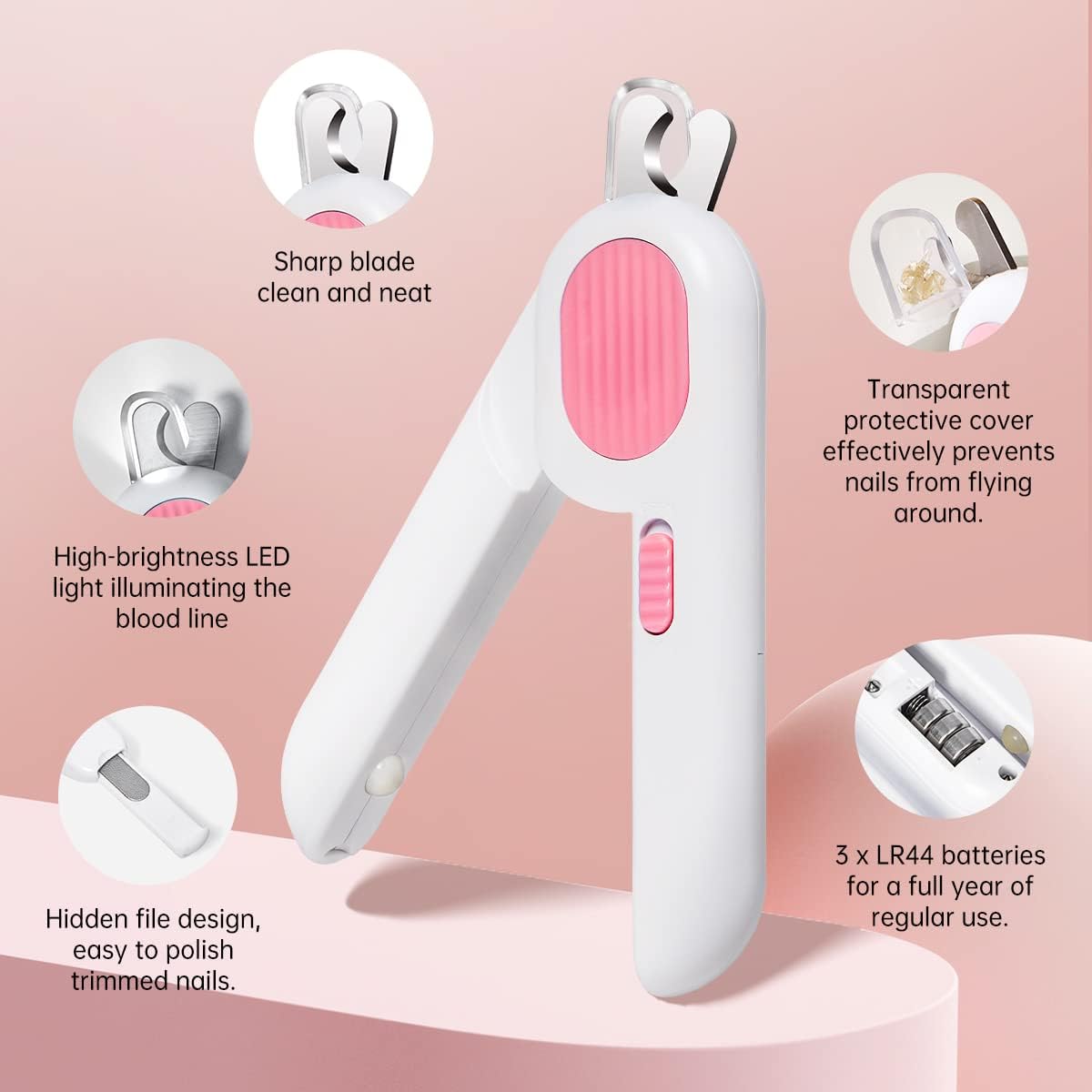Mini Retractable Pet Nail Clipper