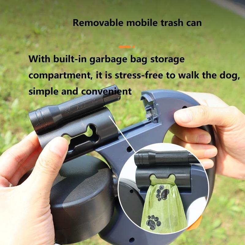 Tangle-Free Dual Dog Leash with 360° Swivel Head