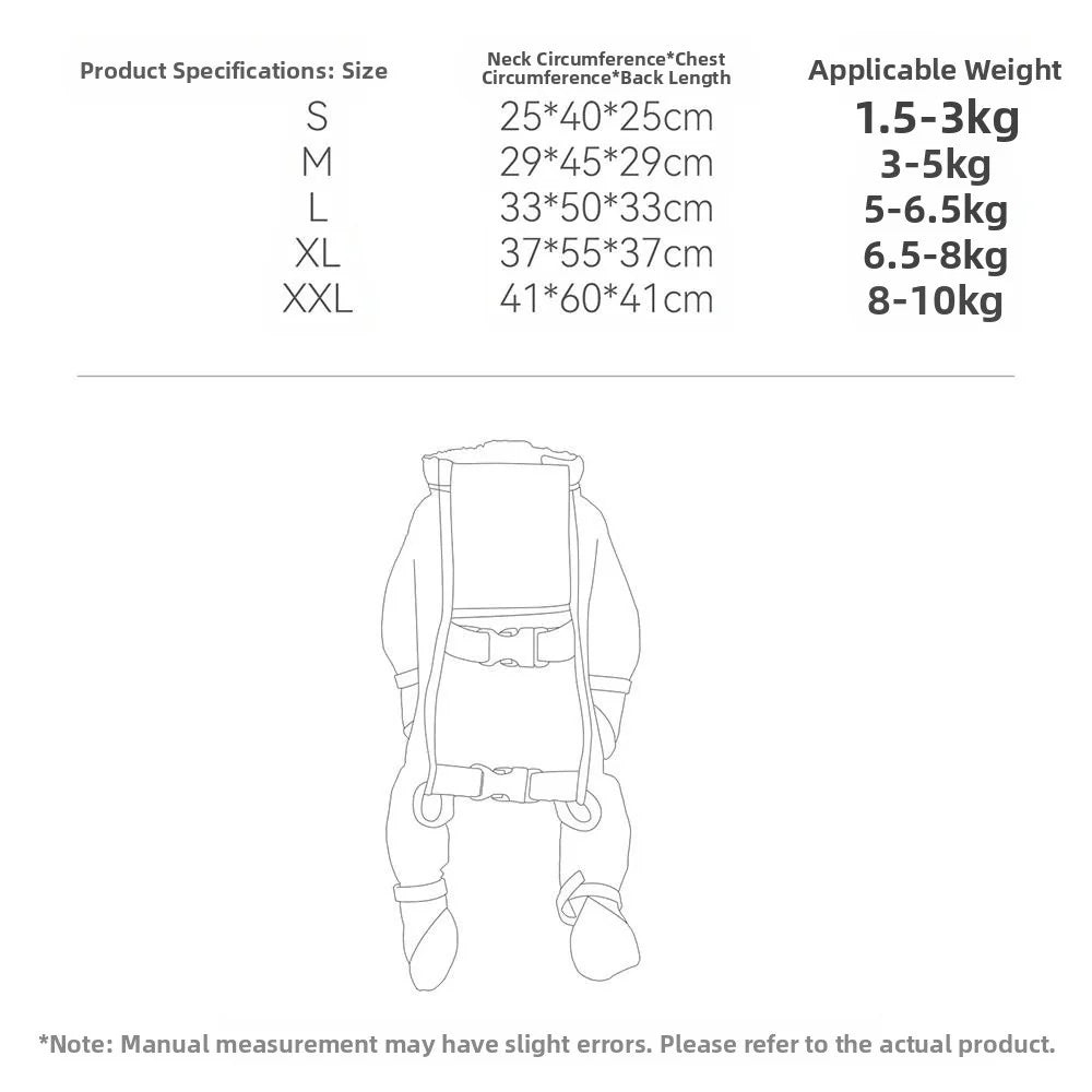 Thin Breathable Dog Jumpsuit