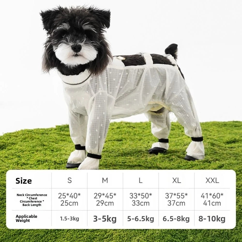 Thin Breathable Dog Jumpsuit