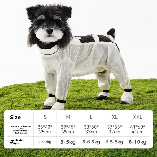 Thin Breathable Dog Jumpsuit