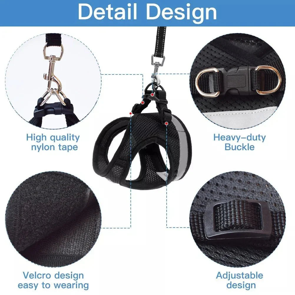Breathable Cat Harness and Leash